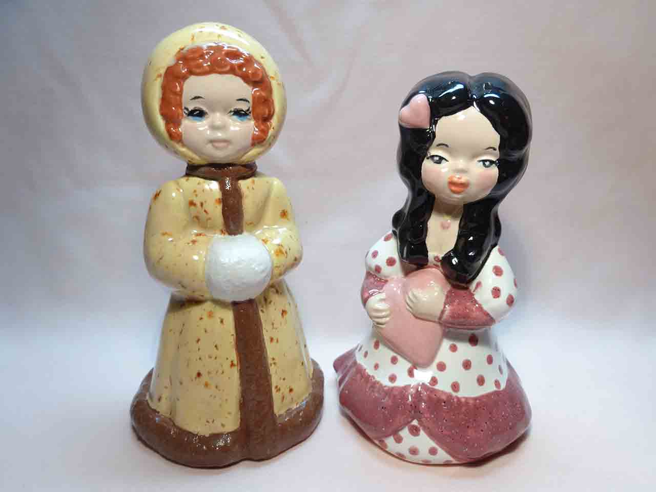 Girls of the month by Jean Grief - salt and pepper shakers