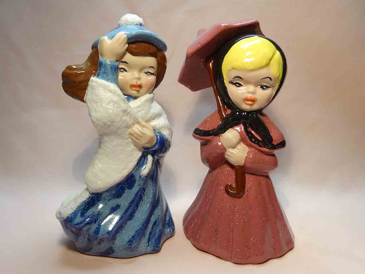 Girls of the month by Jean Grief - salt and pepper shakers