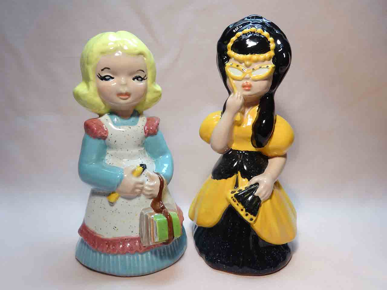 Girls of the month by Jean Grief - salt and pepper shakers