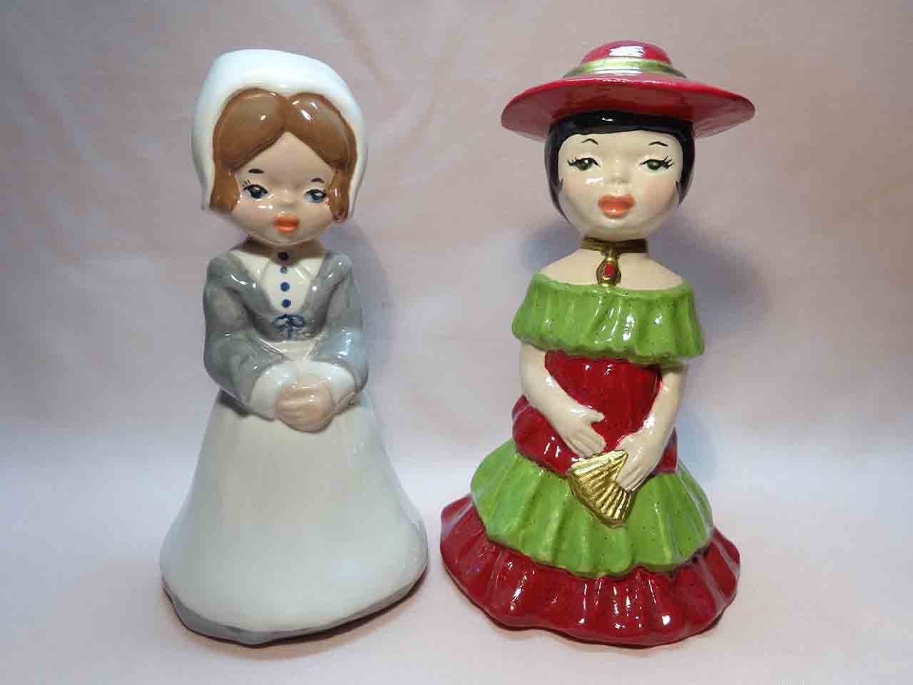 Girls of the month by Jean Grief - salt and pepper shakers