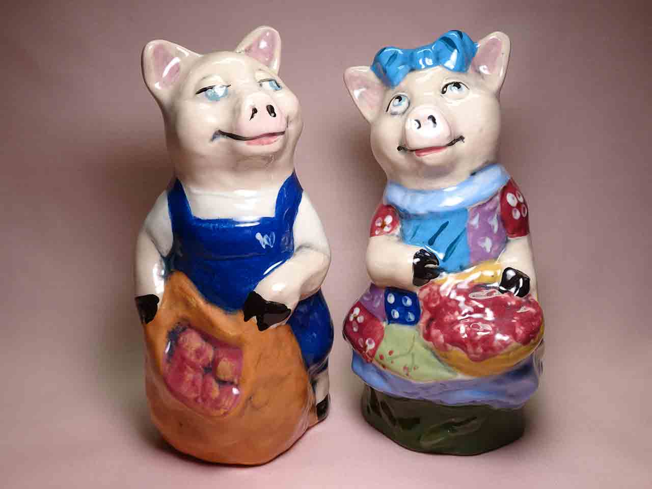 Rick Wisecarver pigs salt and pepper shakers