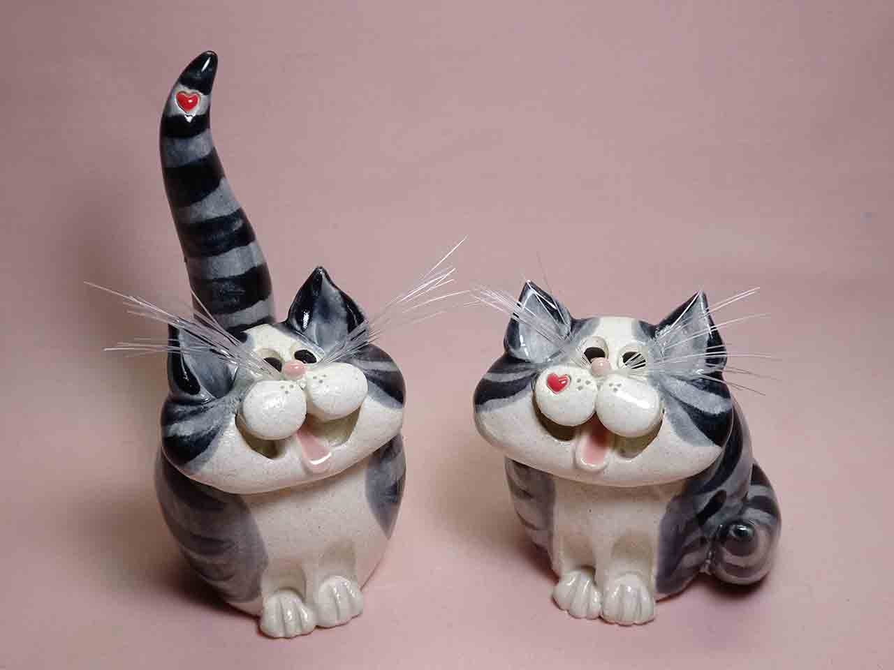 Pence Pets salt and pepper shakers - Cats