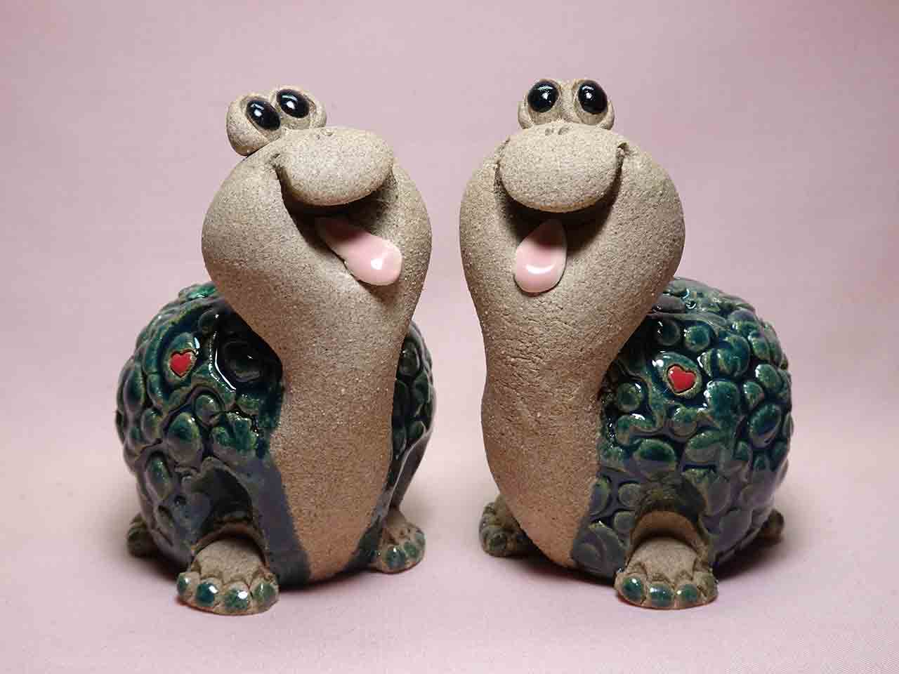 Pence Pets salt and pepper shakers - snails