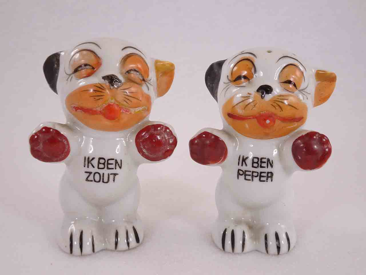 Bonzo dogs salt and pepper shakers