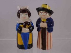 Quimper salt and pepper shakers