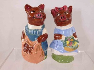 Rick Wisecarver pigs salt and pepper shakers