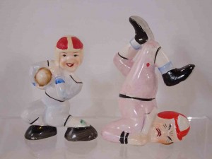 Japan Same Guys Playing Different Sports - football players salt and pepper shakers