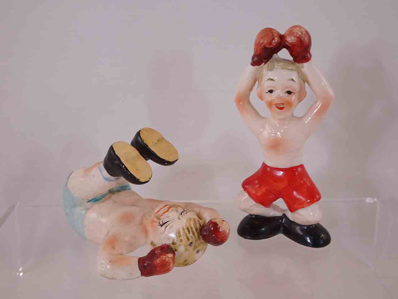 Japan Same Guys Playing Different Sports - boxers salt and pepper shakers