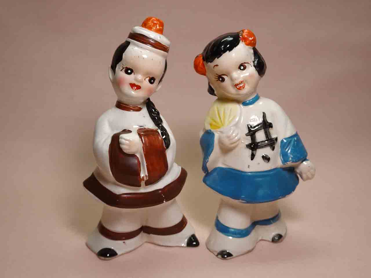 Kreiss Asian people salt and pepper shakers