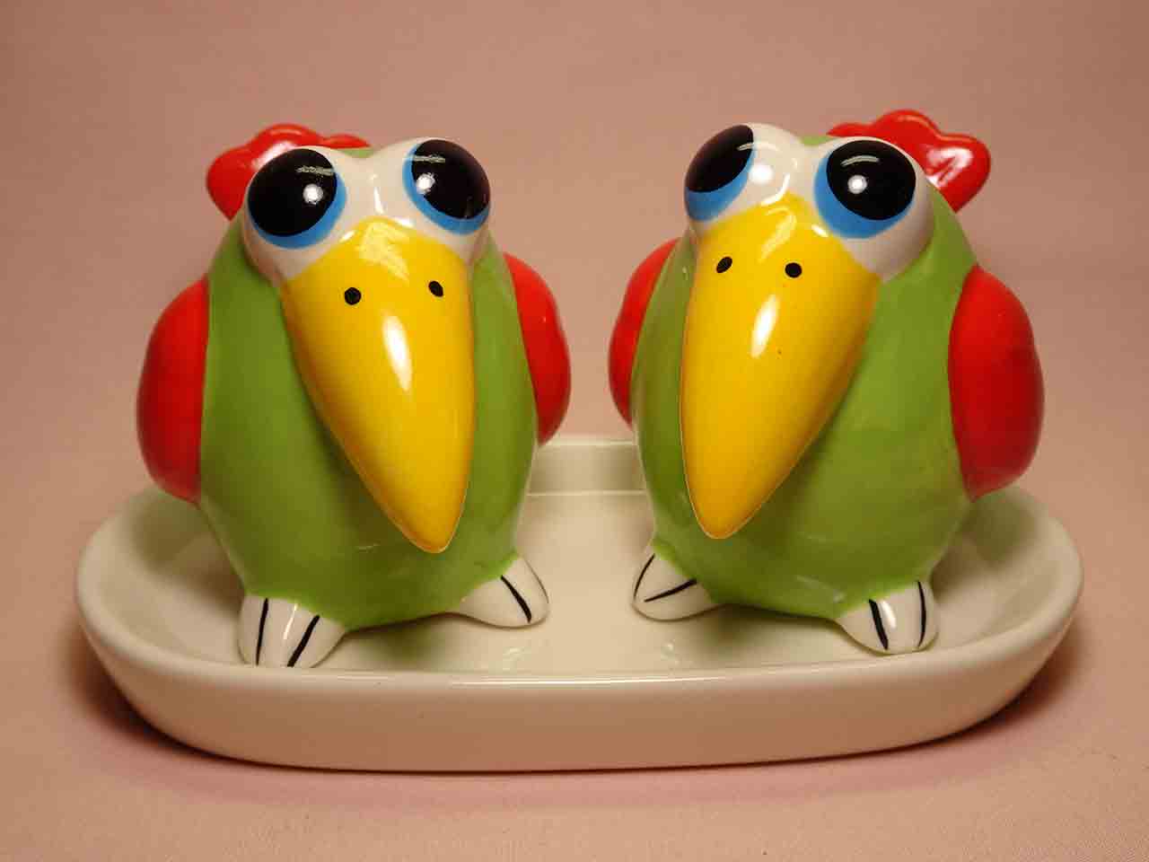 Birds salt and pepper shakers