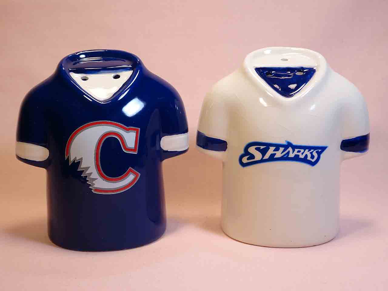 Camden Sharks Minor League Baseball team stadium giveaway salt and pepper shakers