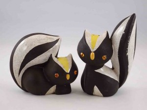 Napco Skunks salt and pepper shakers