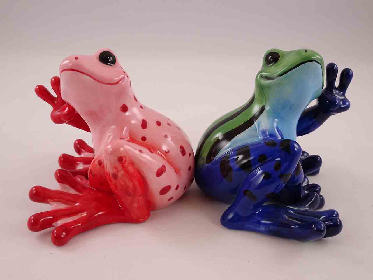 Peace Frogs by Westland Giftware salt and pepper shakers