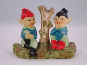 Elves salt and pepper shakers