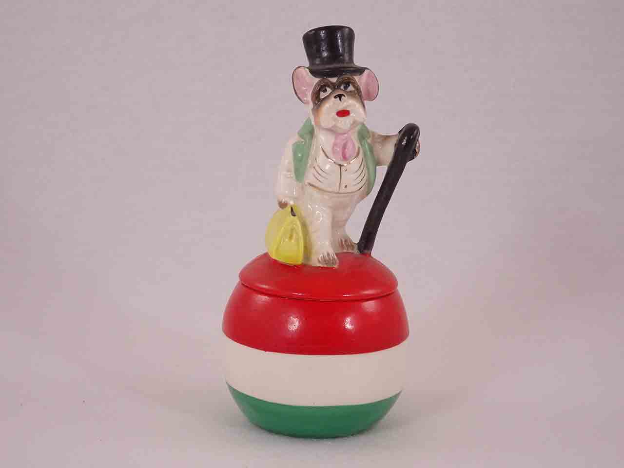 Circus Animals Balancing on Circus Balls salt and pepper shakers - dog