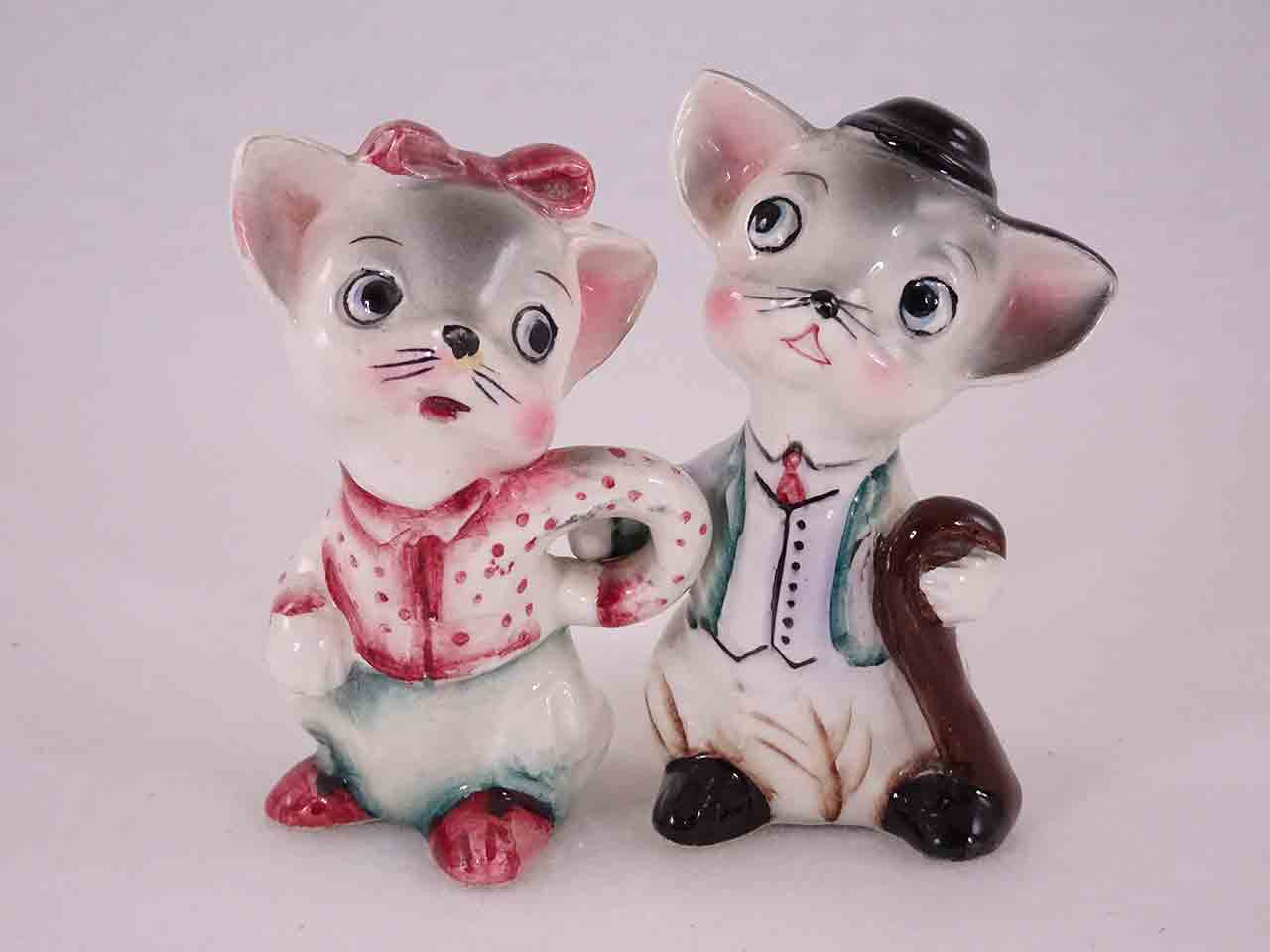 Japan Dressed Animals Salt and Pepper Shakers - Cats