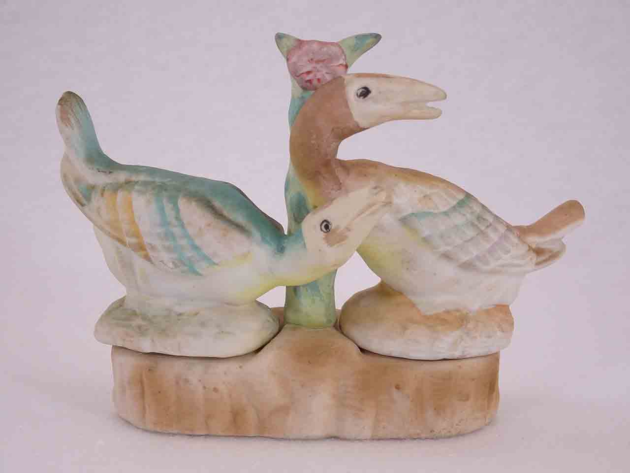 Occupied Japan bisque finished winged animals in bases salt and pepper shakers - birds