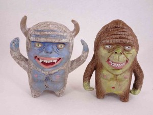 Yeti and Sasquatch salt and pepper shakers