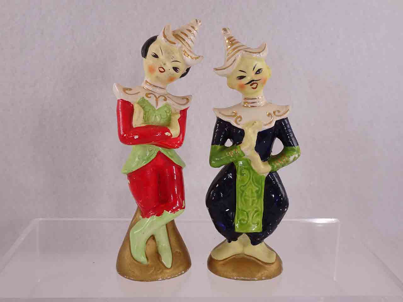 Southeast Asian dancers / royalty salt and pepper shakers