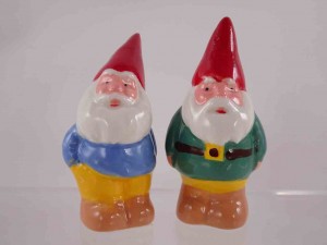 Cracker Barrel gnomes from Cracker Barrel salt and pepper shakers