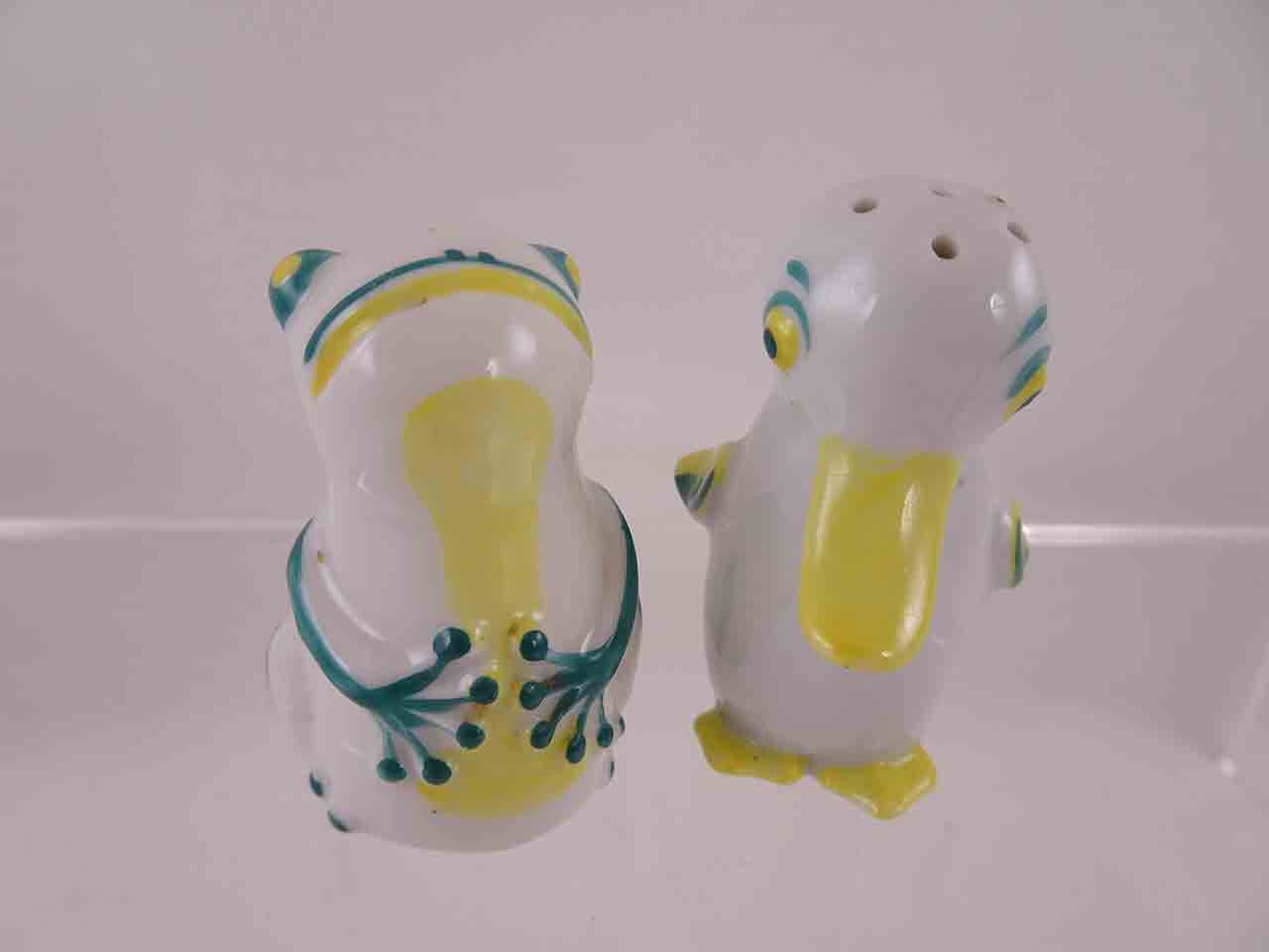 Germany frog and duck salt and pepper shakers