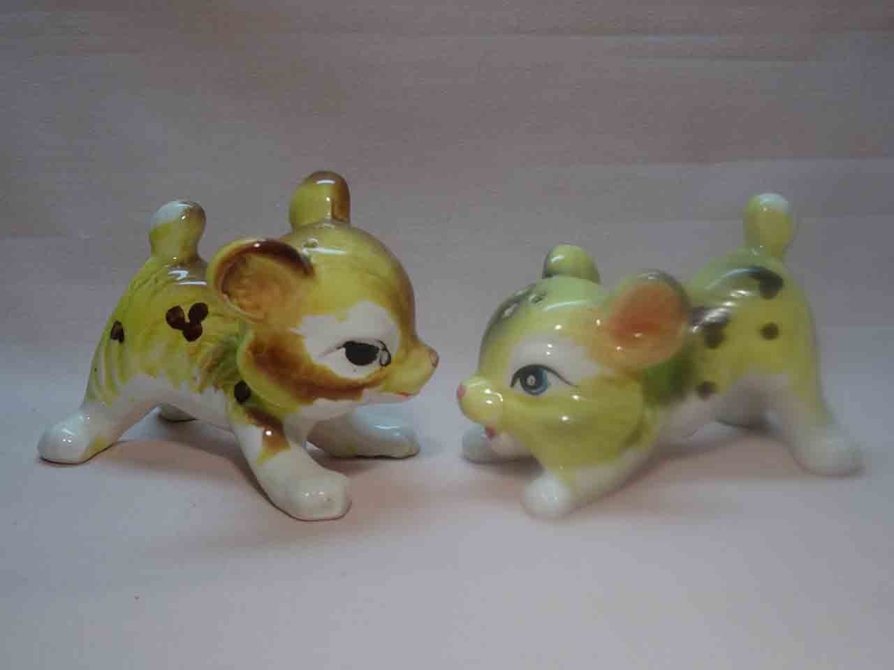 Kreiss animals salt and pepper shakers - bobcats