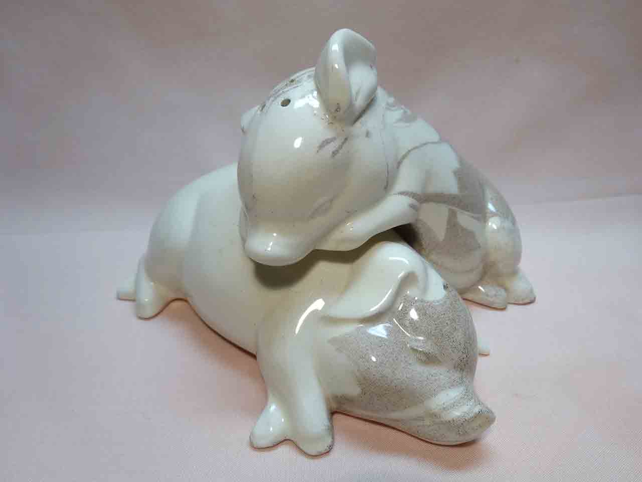 St. Helens Ashware pigs salt and pepper shakers