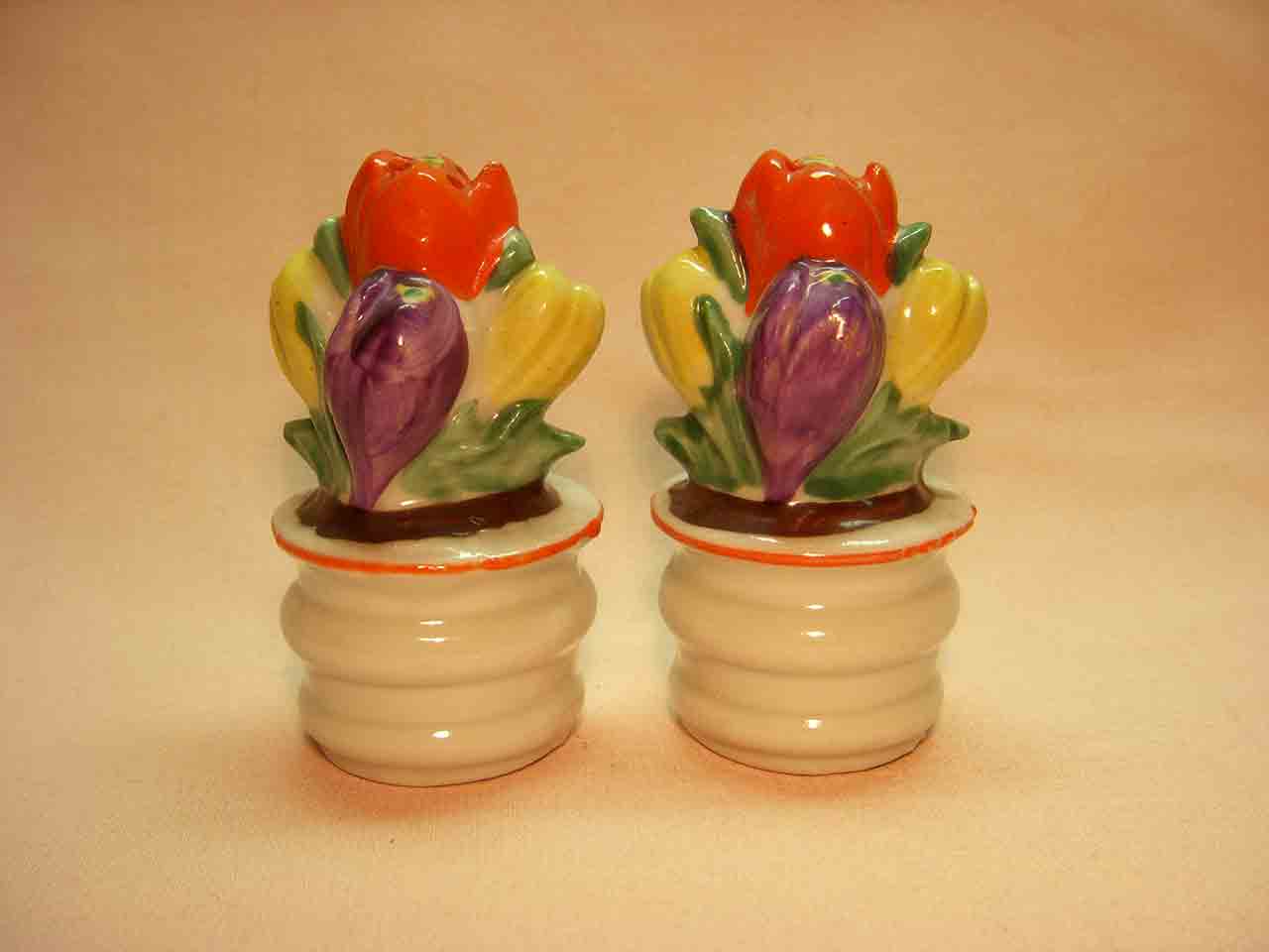 Germany flowers salt and pepper shakers