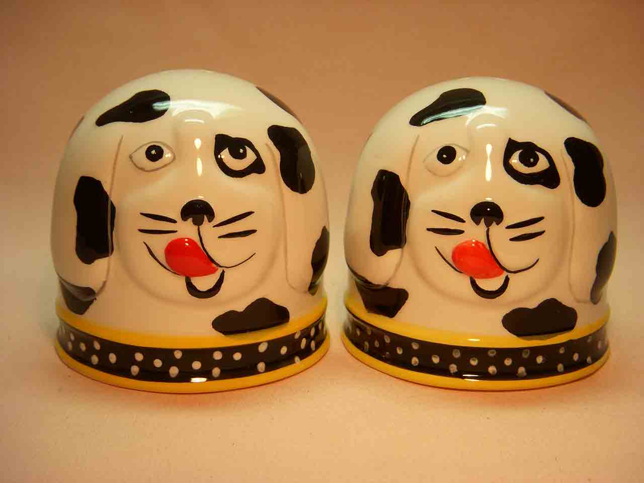 Unique Produx Cat and Dog Heads salt and pepper shakers