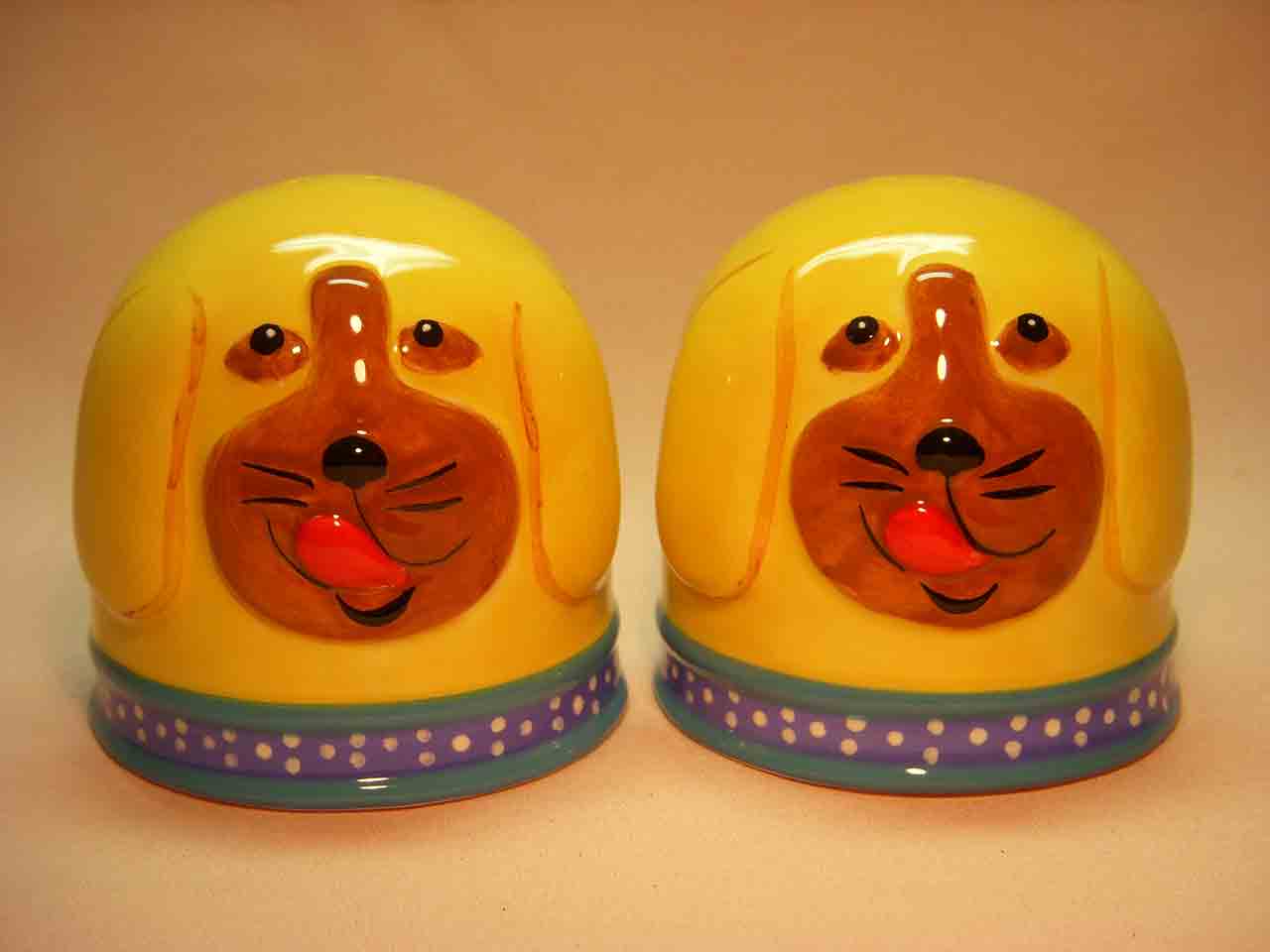 Unique Produx Cat and Dog Heads salt and pepper shakers