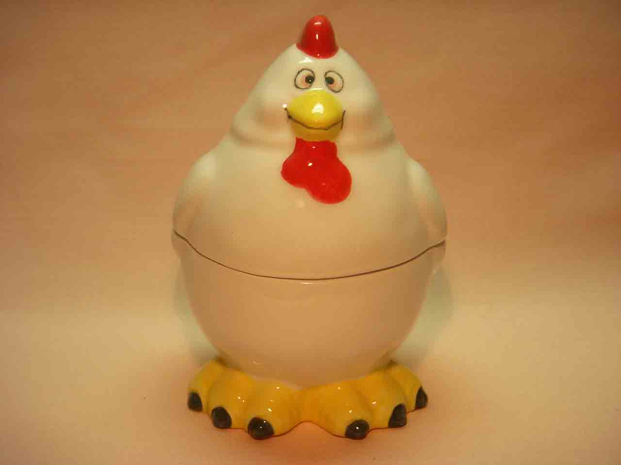 Ganz fat two piece animal stacker series of salt and pepper shakers - chicken