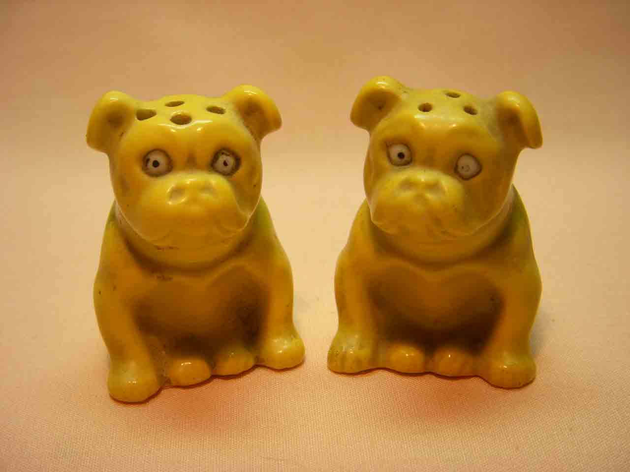 Goebel sitting bulldogs salt and pepper shakers