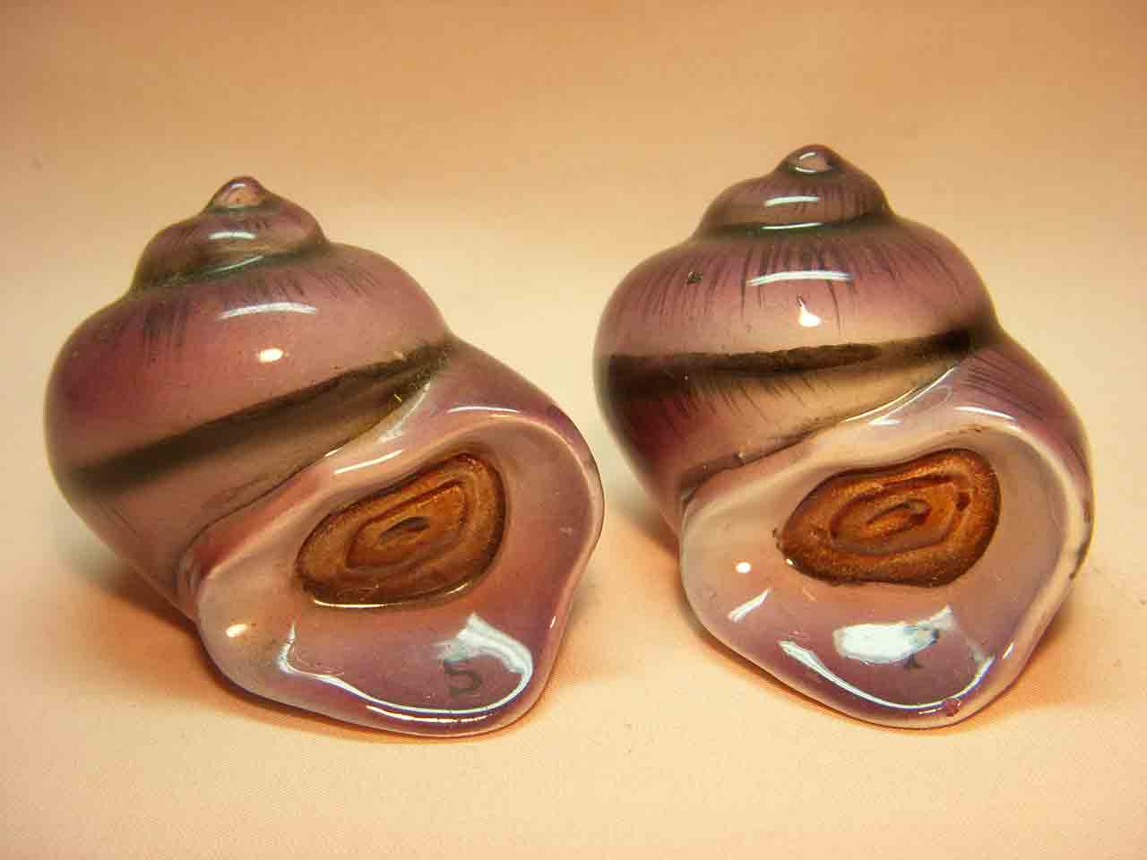 PY sea shells salt and pepper shakers