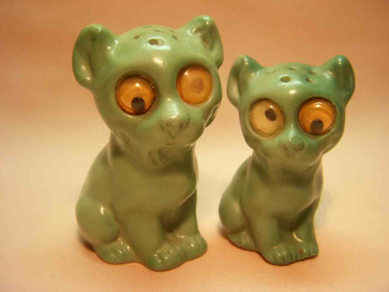 Germany google-eyed animal salt and pepper shakers - dogs