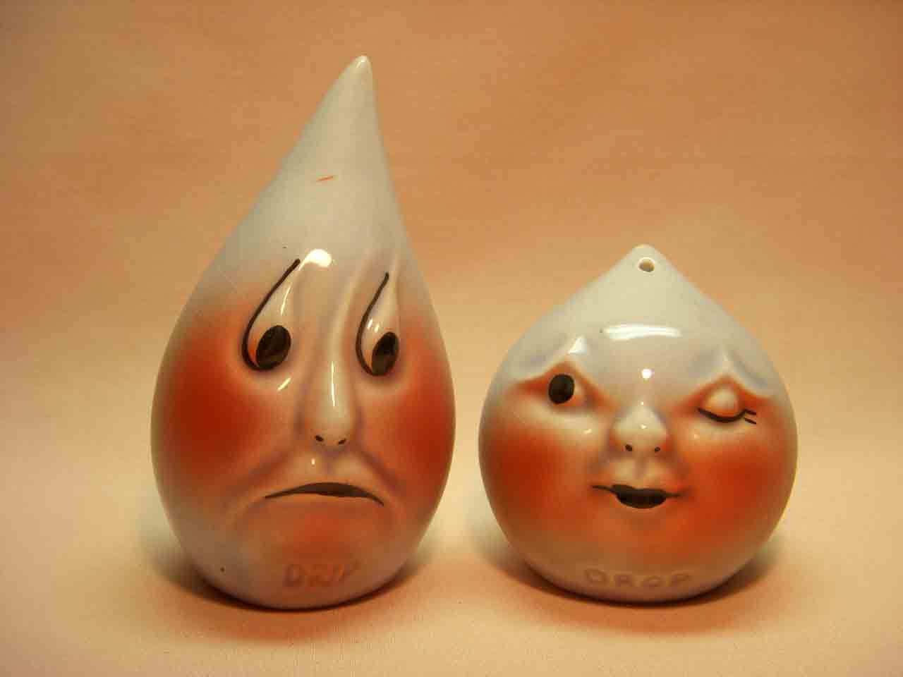 Vallona Starr Drip and Drop salt and pepper shakers