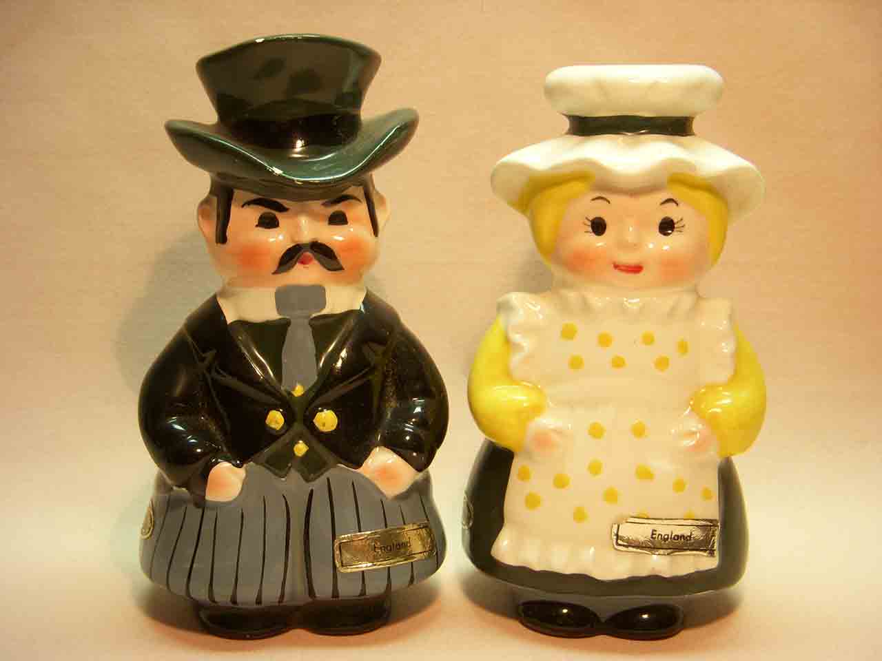 Josef Originals Nationalities salt and pepper shaker series - England