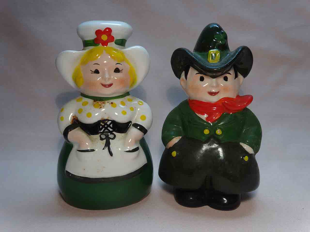 Josef Originals Nationalities salt and pepper shaker series - Ireland