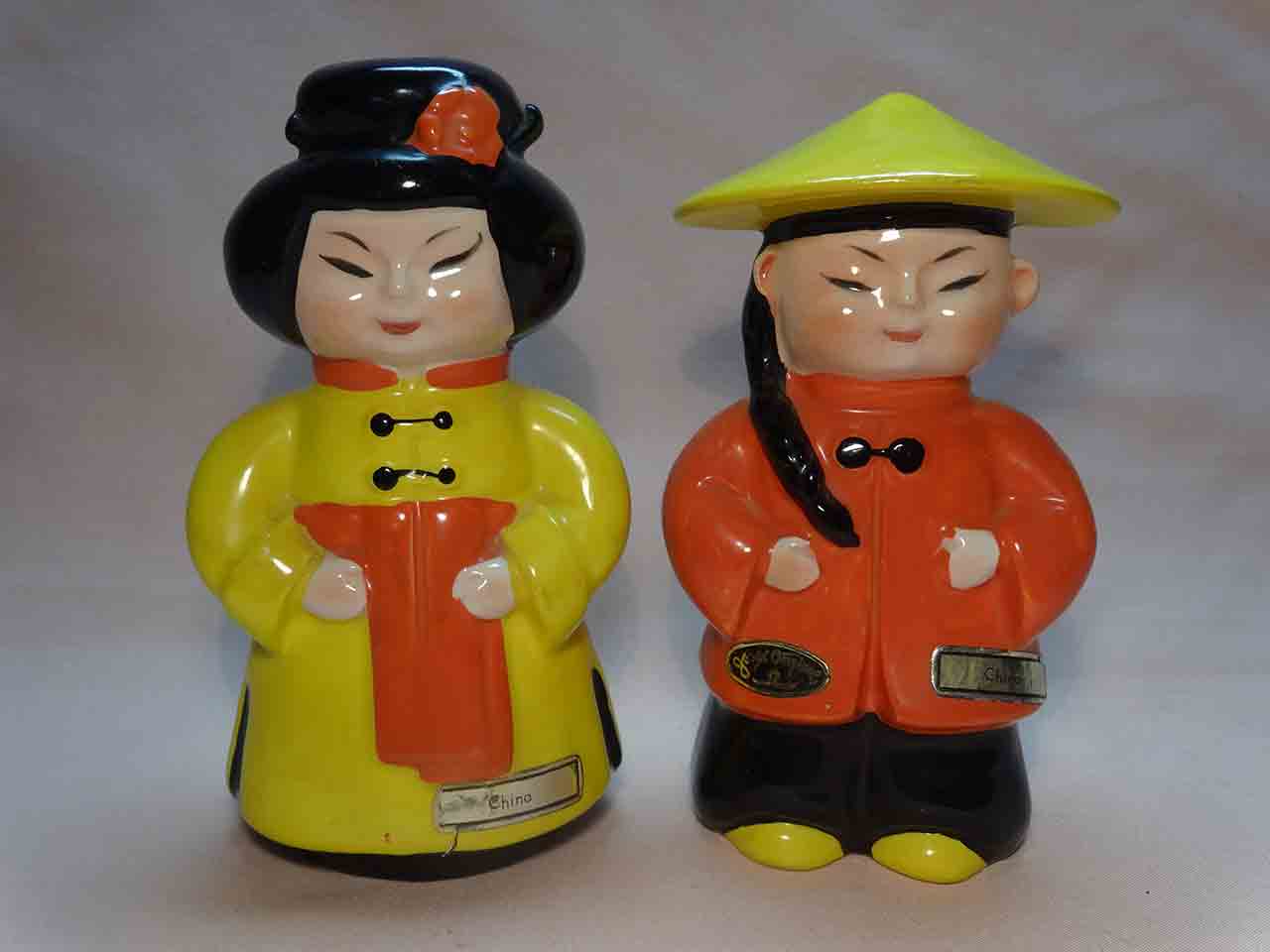 Josef Originals Nationalities salt and pepper shaker series - China