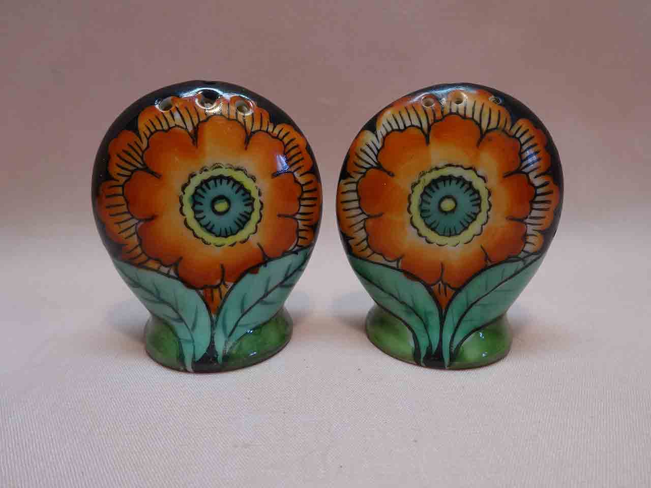 Noritake flowers salt and pepper shakers